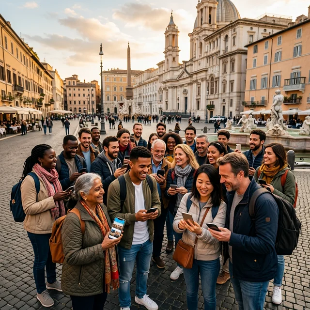 Global community connected by Travan
